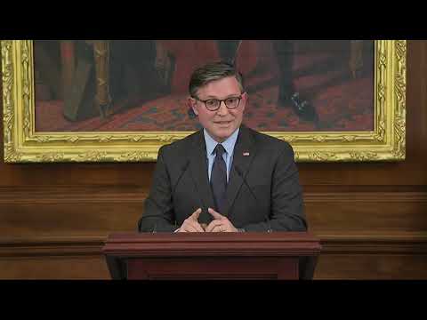 FULL: House Speaker Johnson holds press conference on Day 6 of Government Shutdown