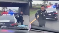 Agentes de tránsito de Coronango intimidan a automovilista con pistola en la autopista México