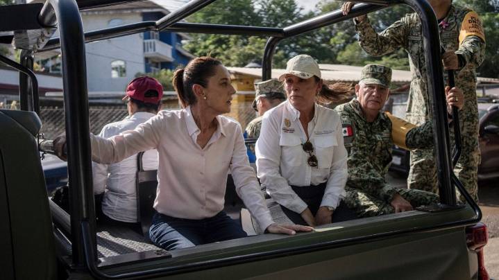 Sheinbaum promete atención total a damnificados en Veracruz y otros estados