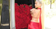 Only Alabama Barker Can Pull Off a Bold Red Dress Like This
