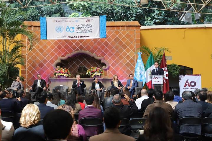 Alcaldía ÁO sede de diálogo sobre soluciones locales en el marco del 80 aniversario de la ONU