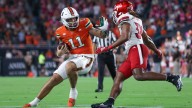 Louisville intercepts 4 of Beck’s passes, tops No. 2 Miami 24-21 to end Hurricanes’ home streak – NBC 6 South Florida