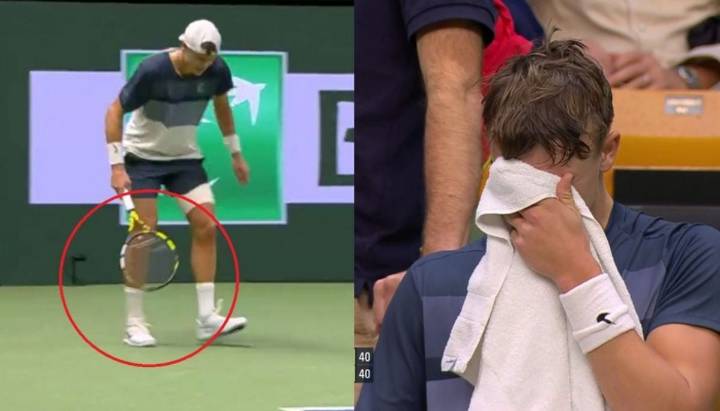 Salió entre lágrimas: la grave lesión de Holger Rune en ATP de Estocolmo