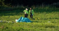 Pilot died after mid-air crash sent glider plunging to the ground at 100mph