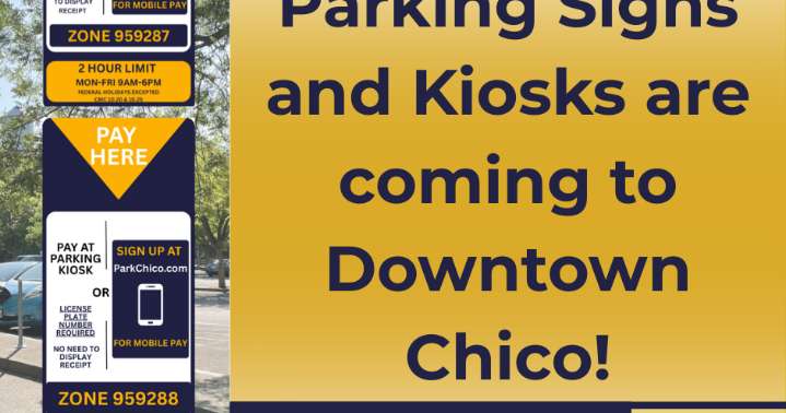 Chico revamps parking kiosks for easier downtown visits