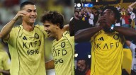 Cristiano Ronaldo anotó golazo con Al Nassr y así reaccionó Speed desde la tribuna