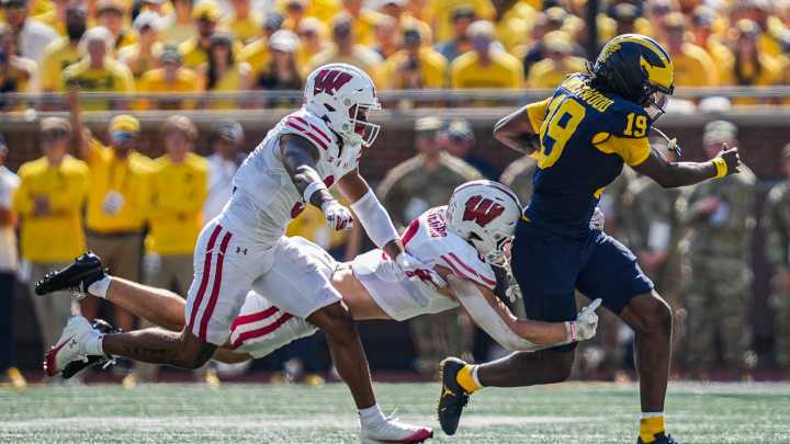 Bryce Underwood stats in Michigan-Wisconsin includes career pass yards