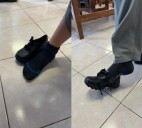 Entregan uniformes mal hechos a niños de escuelas en Yucatán