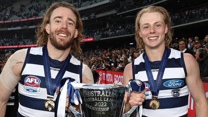 AFL 
                                                Premium
                                              Cats farewell premiership star