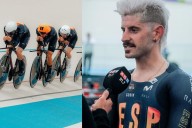 Ciclista español vino por primera vez a Chile y le gustó Santiago: “Es bastante parecido a algunas ciudades de España”
