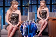 Taylor Swift wears Easter egg-filled floral outfit on 'Late Night With Seth Meyers'