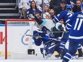 Anthony Stolarz unloads on Maple Leafs teammates following OT loss to Seattle
