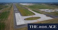 First jet aircraft to land at Sydney’s new airport as testing ramps up