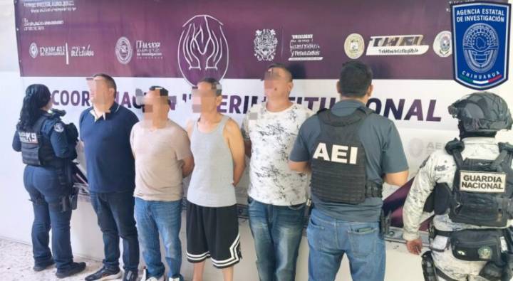 Célula BOI detiene a cuatro hombres por agresión en Villa Nueva