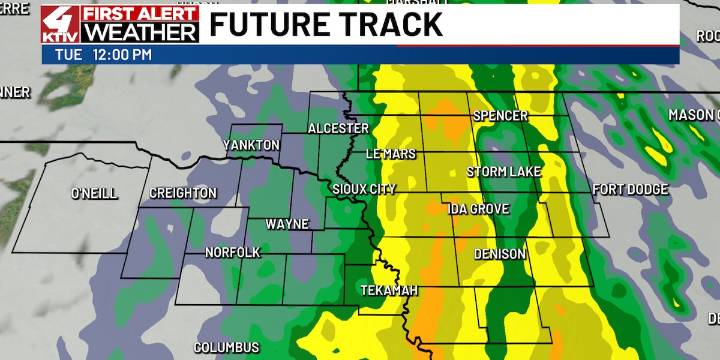 It’s looking to be soupy Tuesday for Siouxland