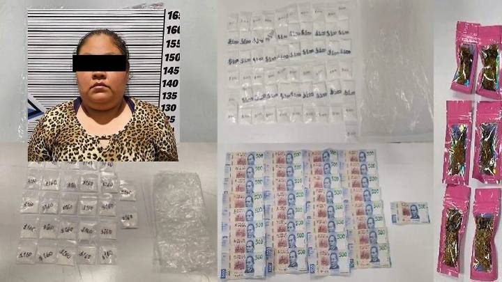 Detienen a mujer acusada de extorsión en el Mercado Morelos