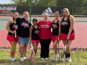 High school girls tennis: Raiders win on Senior Night