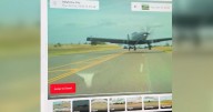 WATCH: Motorist shows moments military plane crash lands in southeast OKC