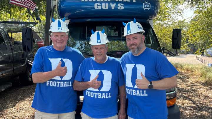 Meet the faces behind the hard hats: The story of Duke’s ‘Hard Hat Guys’