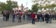 More than 100 gather in Pueblo for dual demonstrations on Columbus Day, Indigenous Peoples’ Day