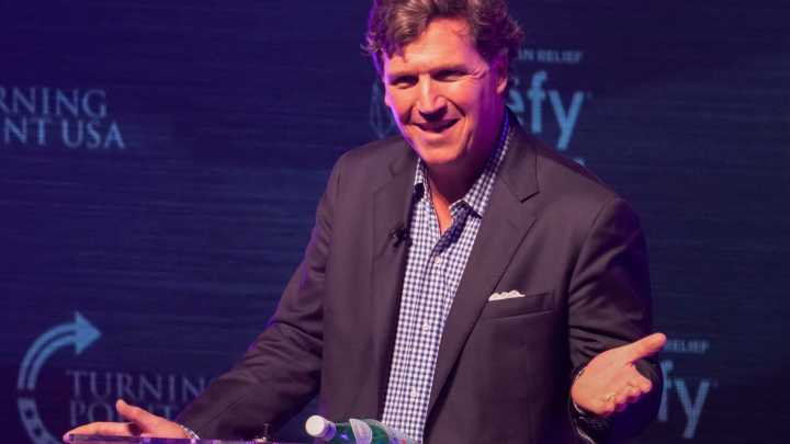 Tucker Carlson speaks to sold-out crowd at IU. What he said