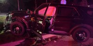 Officer injured, 1 person in custody after crash involving St. Joe County police vehicle