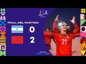 Argentina vs Marruecos (0-2): resultado, resumen y goles de la final del Mundial Sub 20