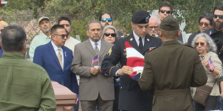 ‘Thank you’: WWII veteran gets military honors at funeral, family credits community