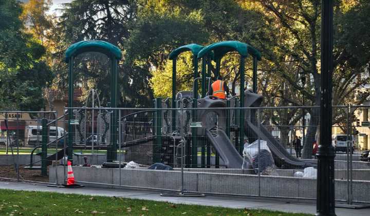 New Play Structure At Concord’s Todos Santos Plaza Almost Complete