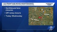 I-25 Frontage Road Maintenance to Cause Temporary Closures