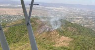 Hay incendios en Salta: focos activos en San Lorenzo y cerca del aeropuerto Martín Miguel de Güemes
