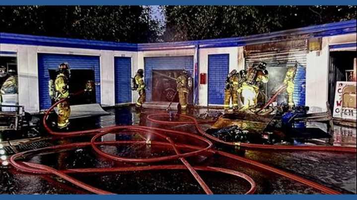 Fire damages units at Virginia Beach storage facility