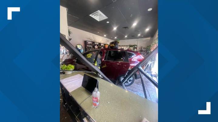 Car crashes into Modern Apothecary in Boise, trapping owner Miranda Adnan