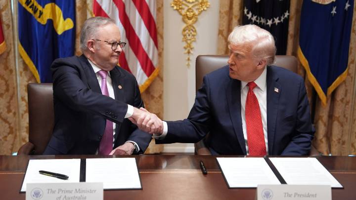 Donald Trump, Albanese sign $13 billion critical minerals deal to counter China dominance in rare earths