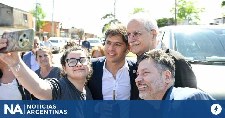 Axel Kicillof encabezó actos en distintos puntos del conurbano para apuntalar la candidatura de Jorge Taiana