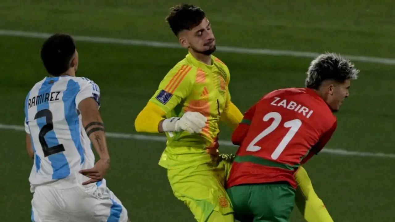 Polémica en Argentina vs Marruecos, final Mundial Sub-20; ¿era roja para Santino Barbi?