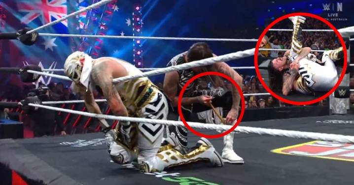 Dominik le pega a Penta con un martillo y deja una de las imágenes más dolorosas de la lucha libre (VIDEO)
