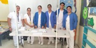 Llevaron estudiantes de la UACJ brigada de salud a jardín de niños