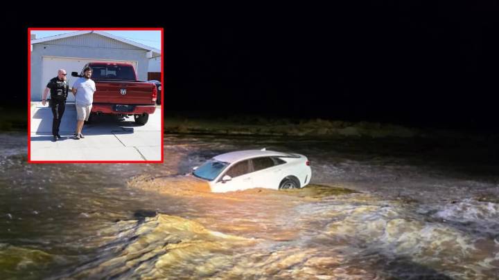 Father charged with manslaughter after toddler swept away in floodwater