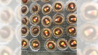 Kids can help make these tasty Halloween mini cupcakes