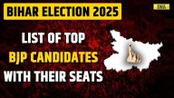 Bihar Election: Top BJP Candidates List With Their Constituencies & Seats Amid Bihar Election 2025