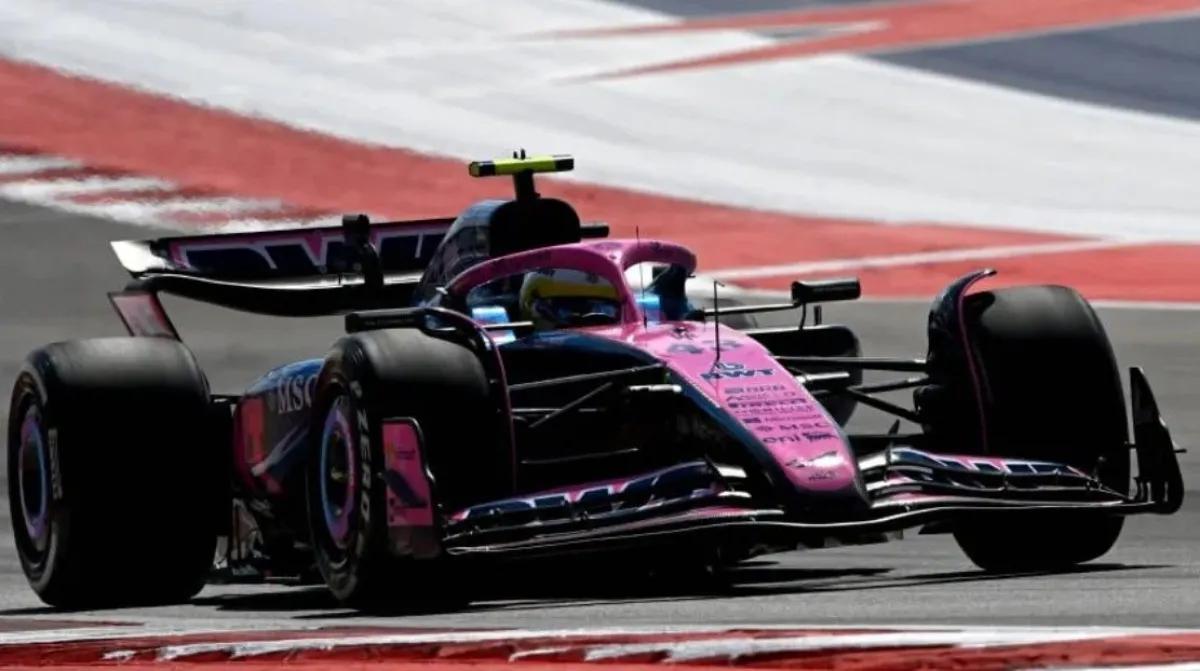 Colapinto finalizó 16° en la práctica libre del GP de Estados Unidos