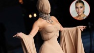 Kim Kardashian se vistió de 'Miss Incógnito' y opacó a Kendall Jenner, Haily Bieber y Kaia Gerber