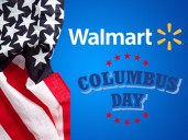 What are Walmart’s business hours on Columbus Day?