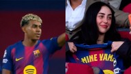 Lamine Yamal le dedicó un gol a Nicki Nicole en la Champions League y enloqueció las redes