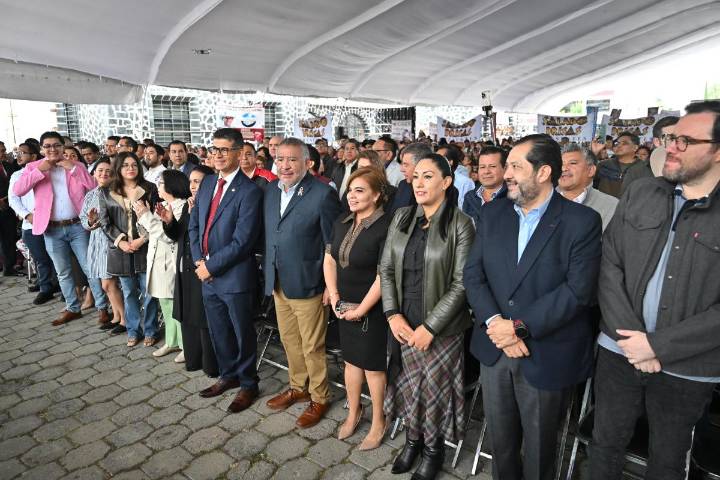 Todos somos del equipo de la Gobernadora Delfina Gómez: Horacio Duarte en informes legislativos