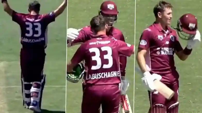 Cricket Marnus Labuschagne Responds To IND vs AUS ODI 2025 Series Snub With Stunning Hundred During Queensland vs Tasmanian One