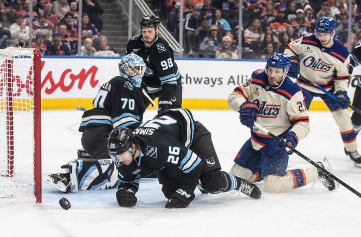 Oilers start slow, but happy with second-period outburst in 6-3 win over Mammoth – Winnipeg Free Press