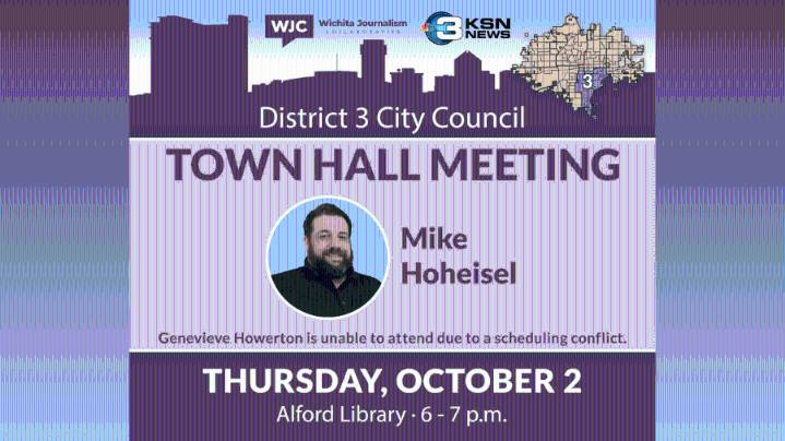 Happening now: Wichita City Council District 3 town