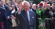 Beaming King Charles brushes off Andrew drama as huge crowds greet him on royal outing